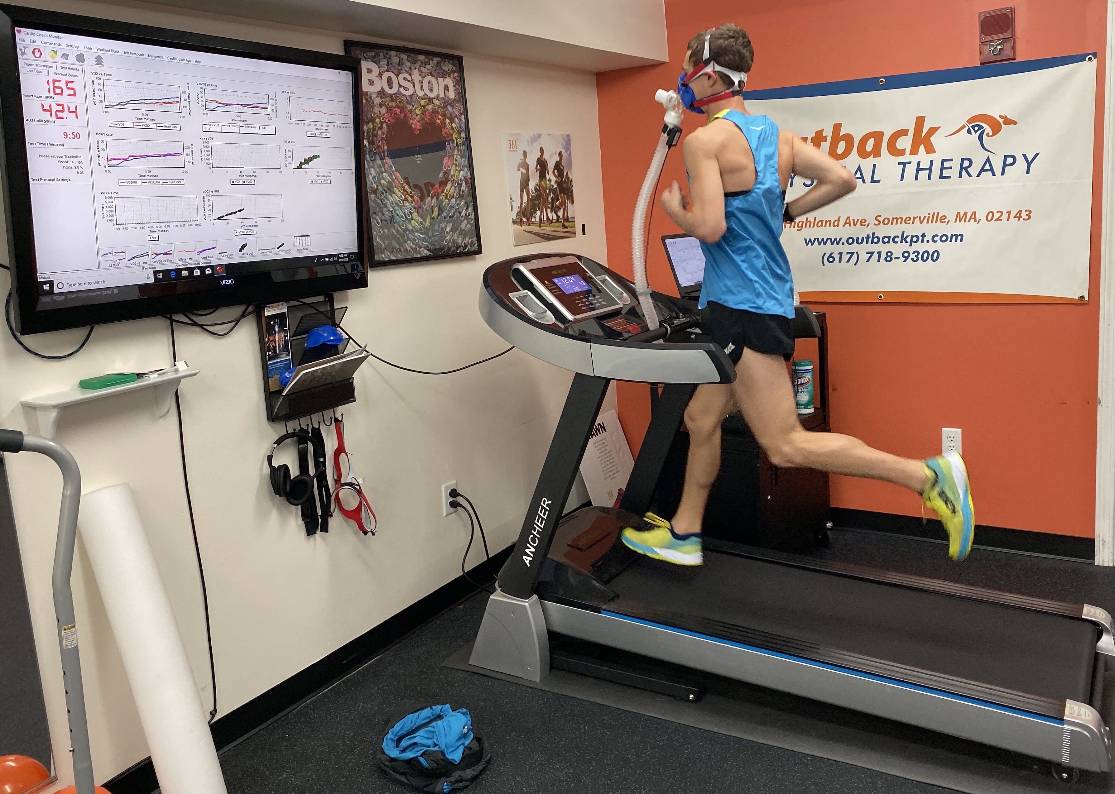 Outback PT’s VO2 testing in Somverville, MA